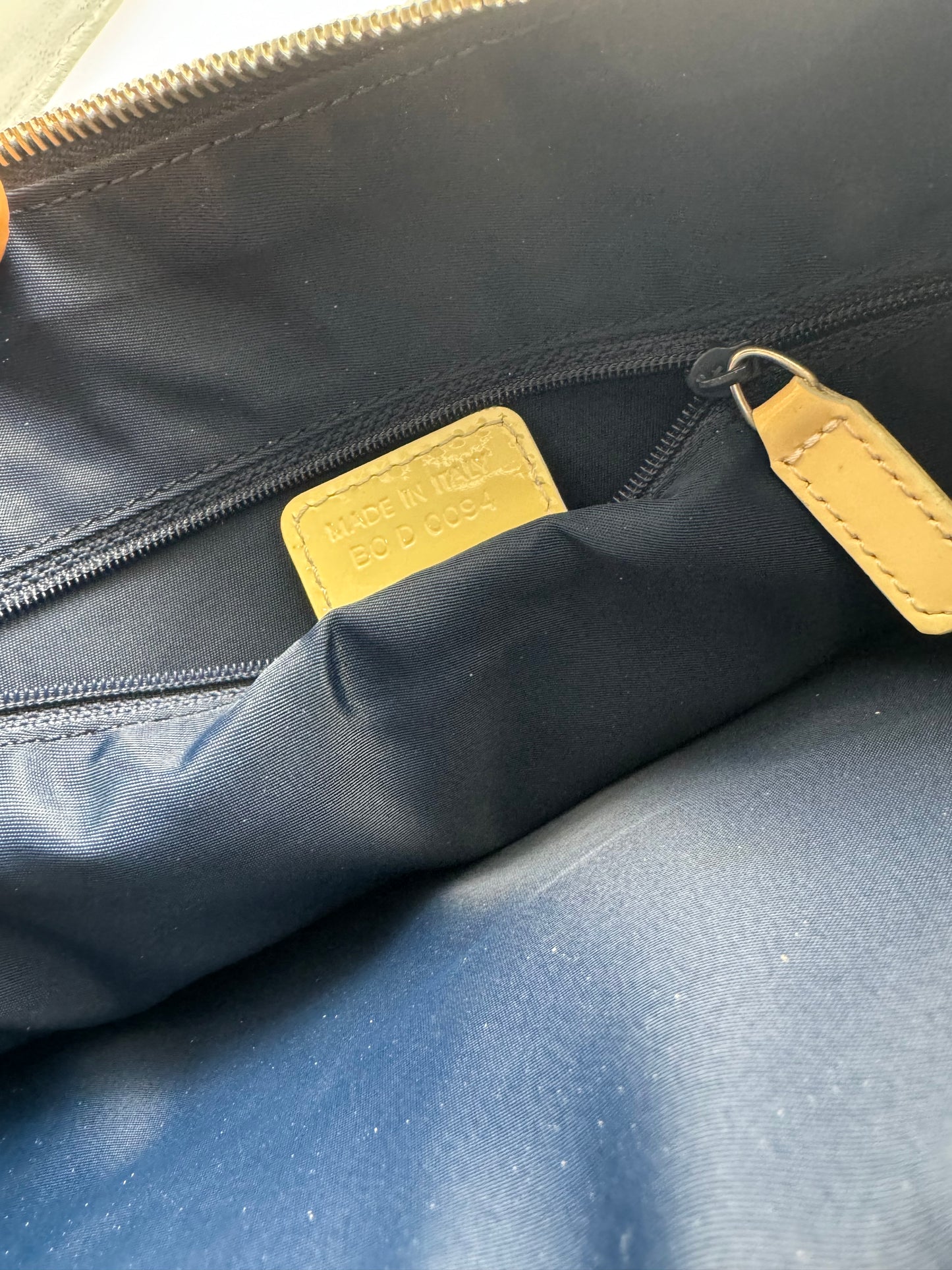 Authentic Dior Navy Blue Trotter Messenger Bag