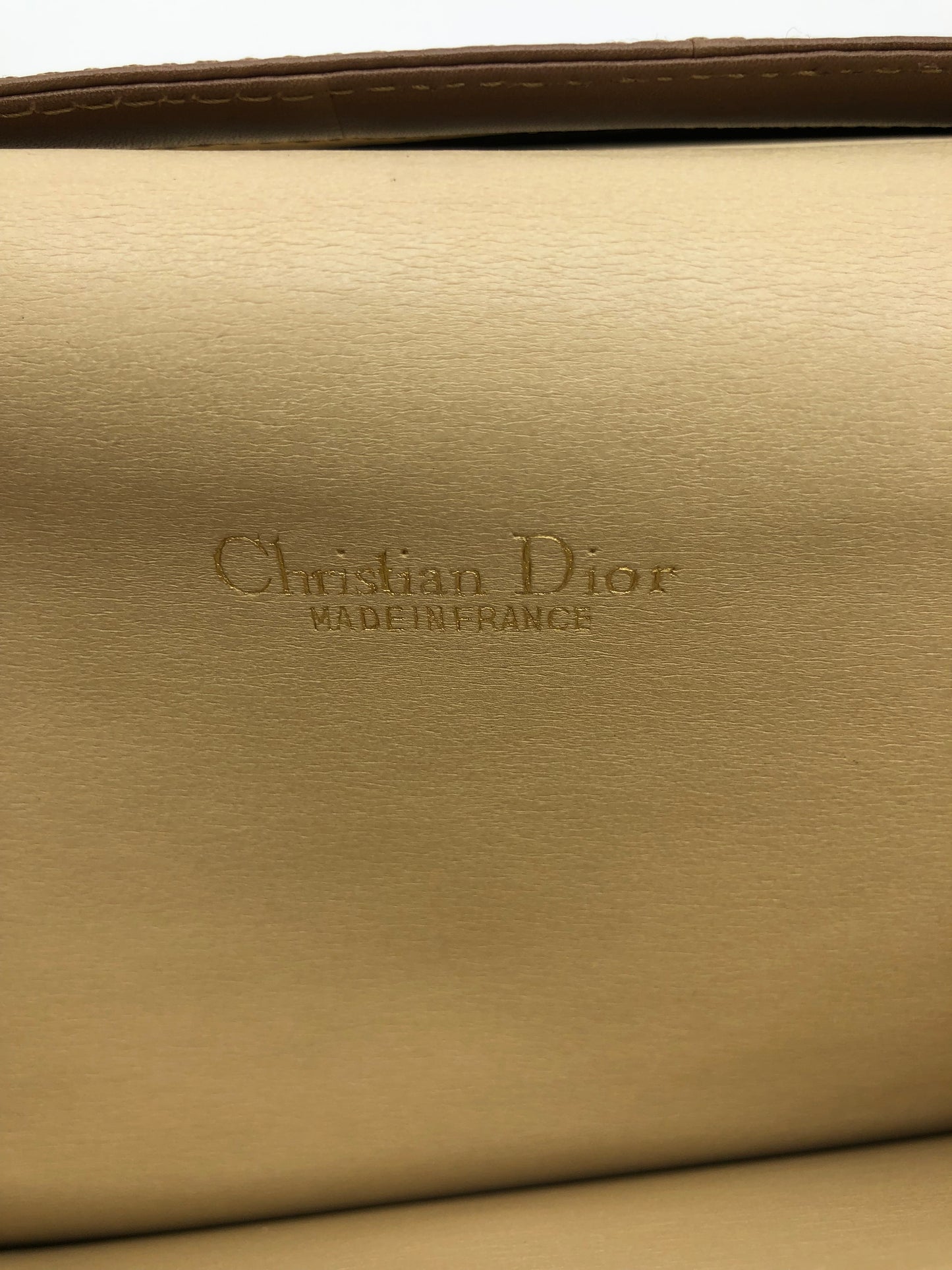 Authentic Christian Dior Brown Suede Trotter Shoulder/Crossbody Bag
