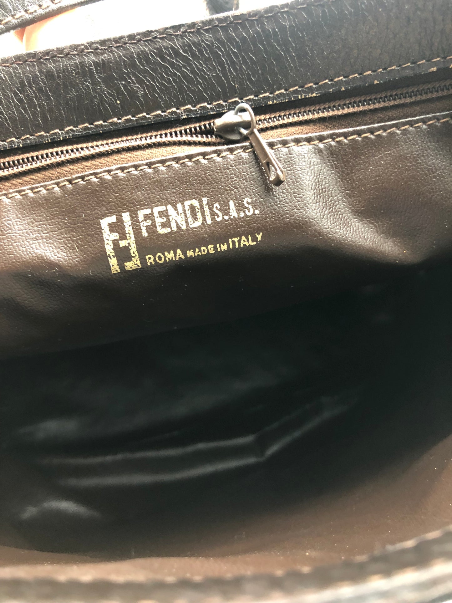 Authentic Fendi Vintage Bucket FF Zucca Jacquard Cloth Crossbody Shoulder Bag