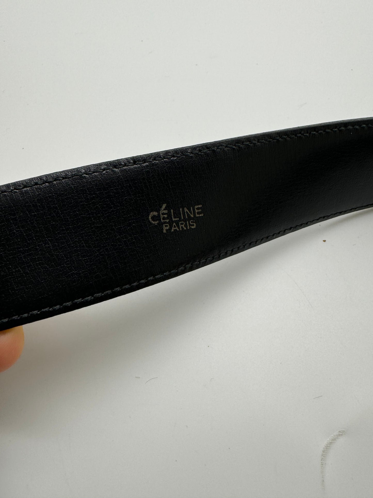 Authentic Celine Vintage Horse Carriage Belt