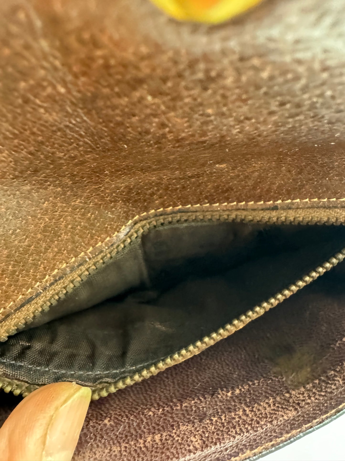 Authentic Gucci Parfums Vintage Mini Clutch Brown Sherry Line Added Strap Crossbody Belt Bag
