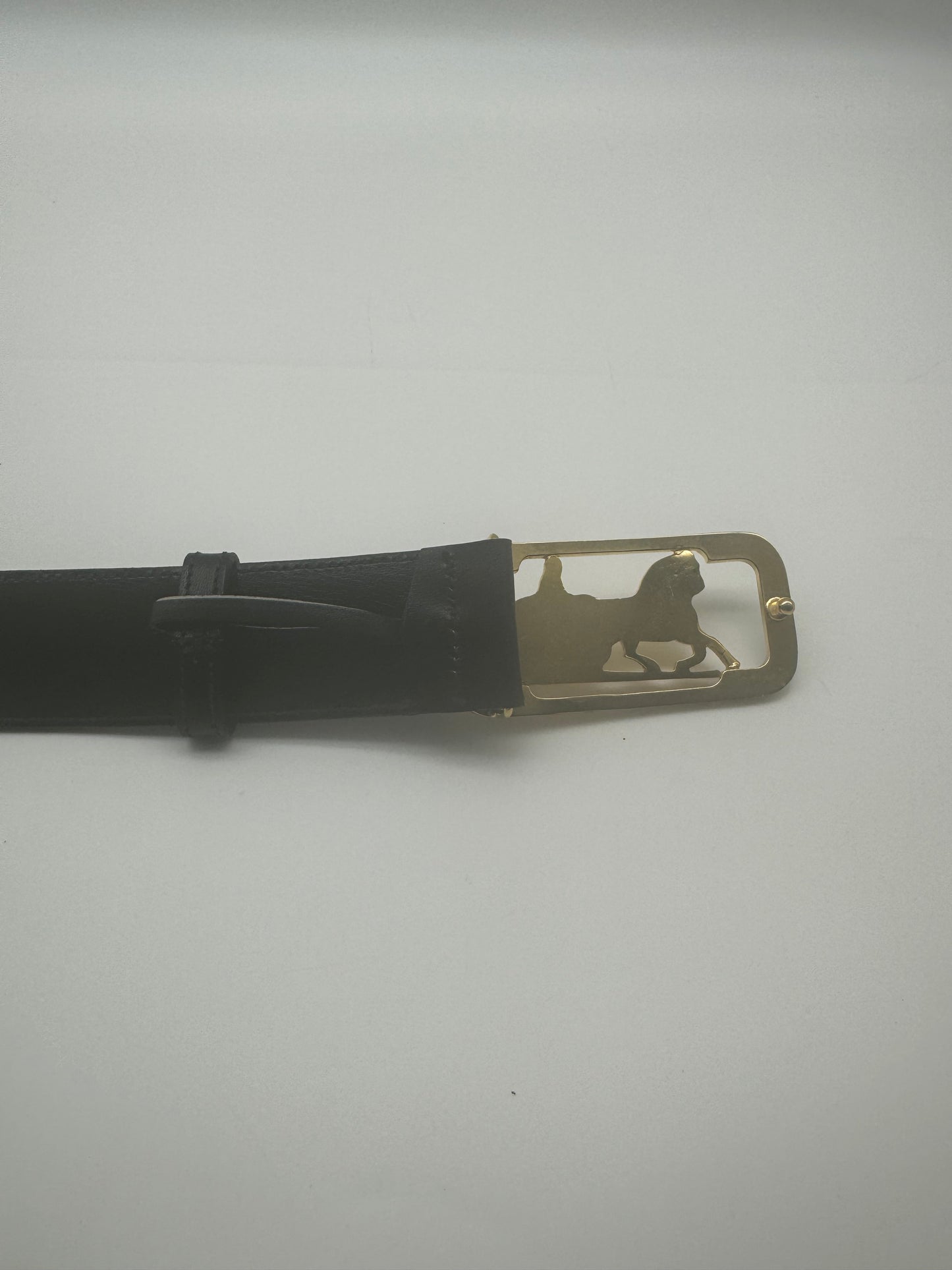 Authentic Celine Vintage Horse Carriage Belt