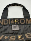 Authentic Fendi Brown FF Zucca Foldable Shopping Tote