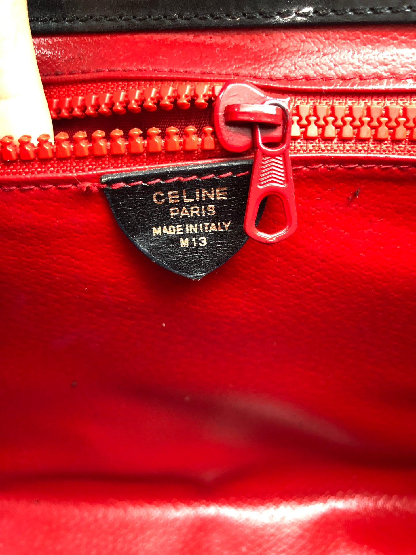 Authentic Celine Vintage Dark Brown Suede Handbag