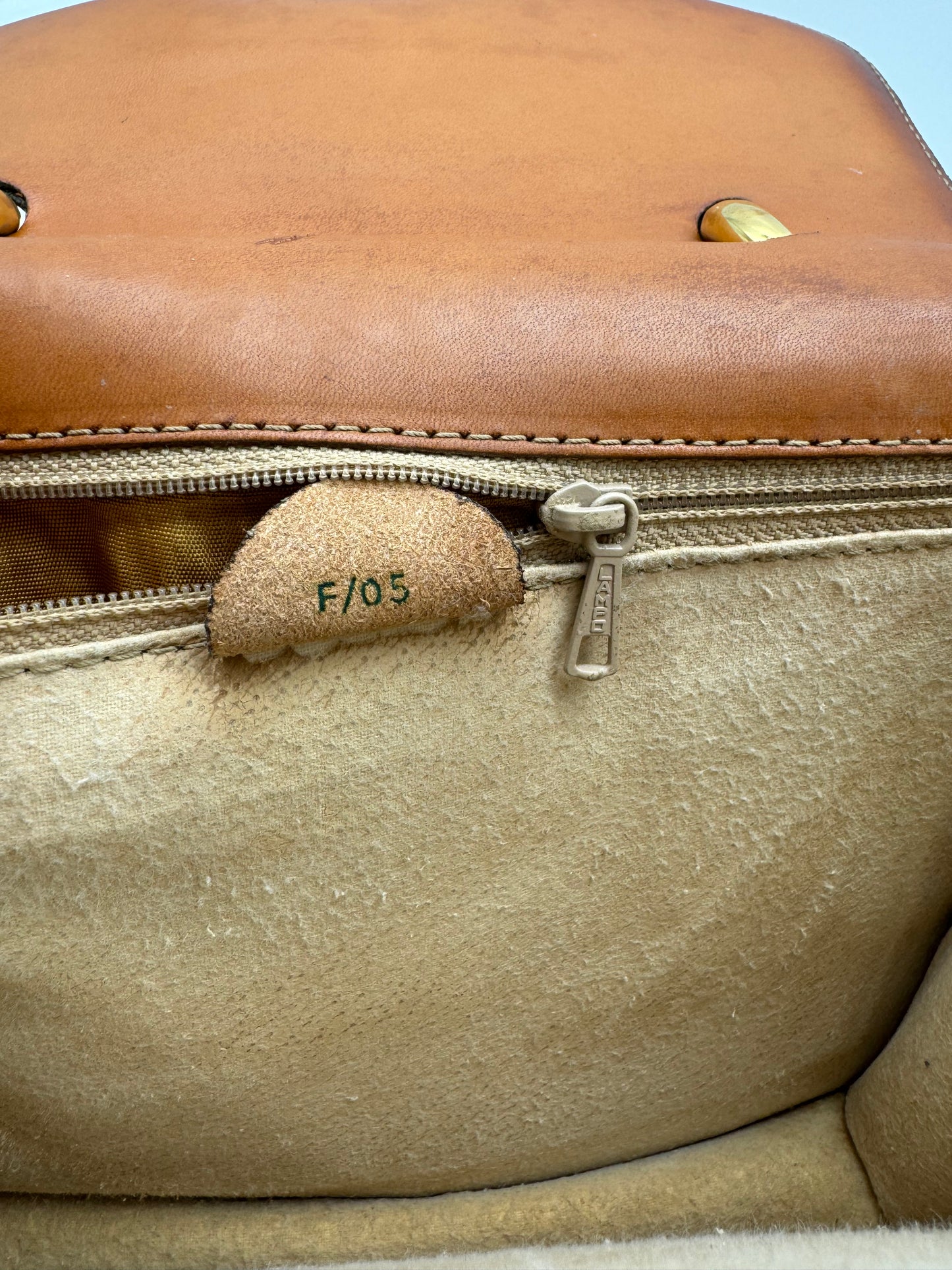 Authentic Celine Vintage Brown Macadam Handbag