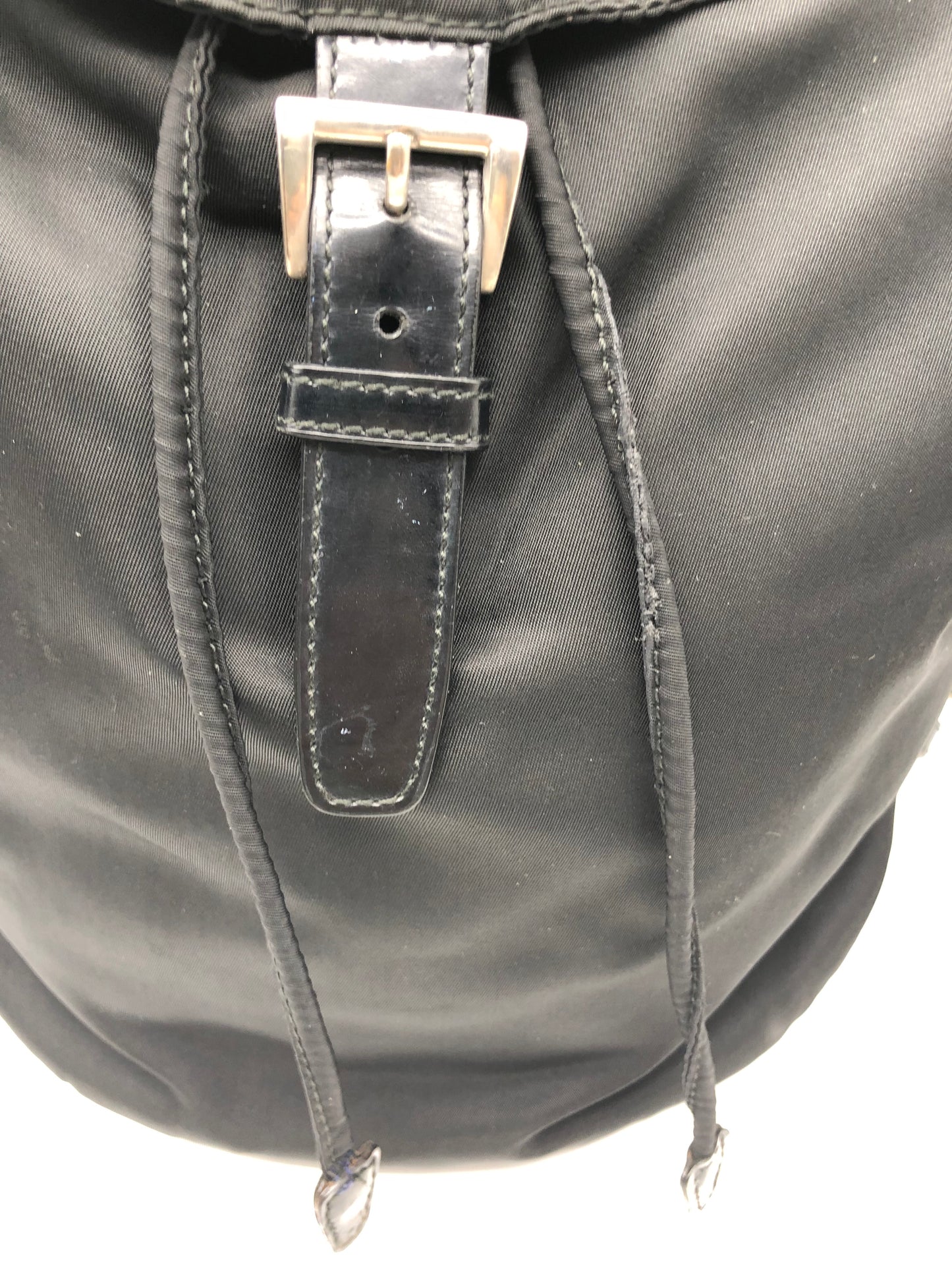 Authentic Prada Medium Black Nylon Backpack