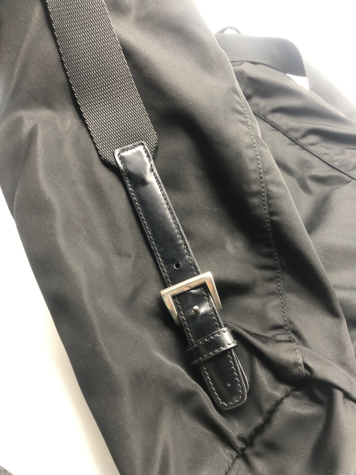 Authentic Prada Medium Black Nylon Backpack