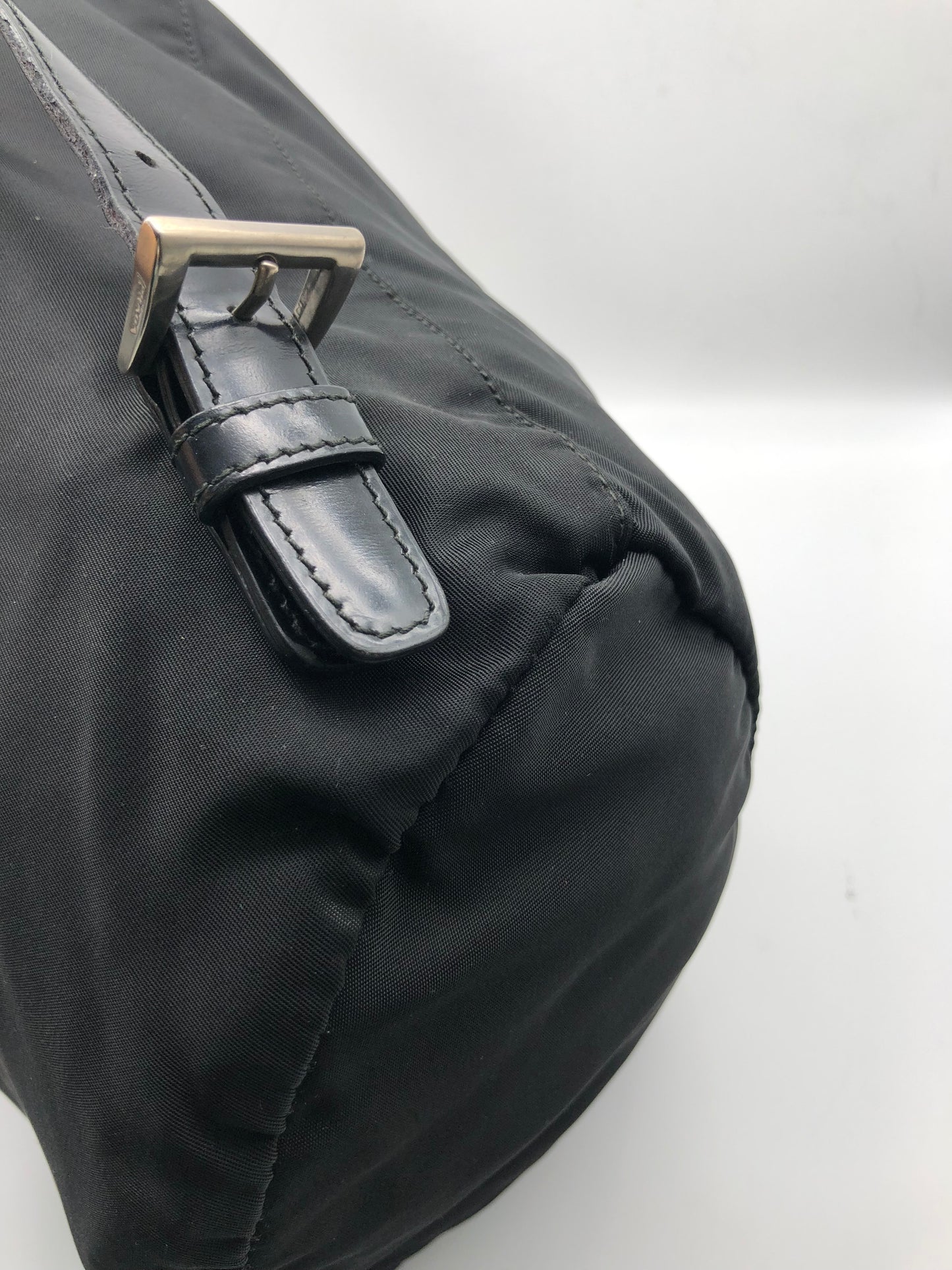 Authentic Prada Medium Black Nylon Backpack