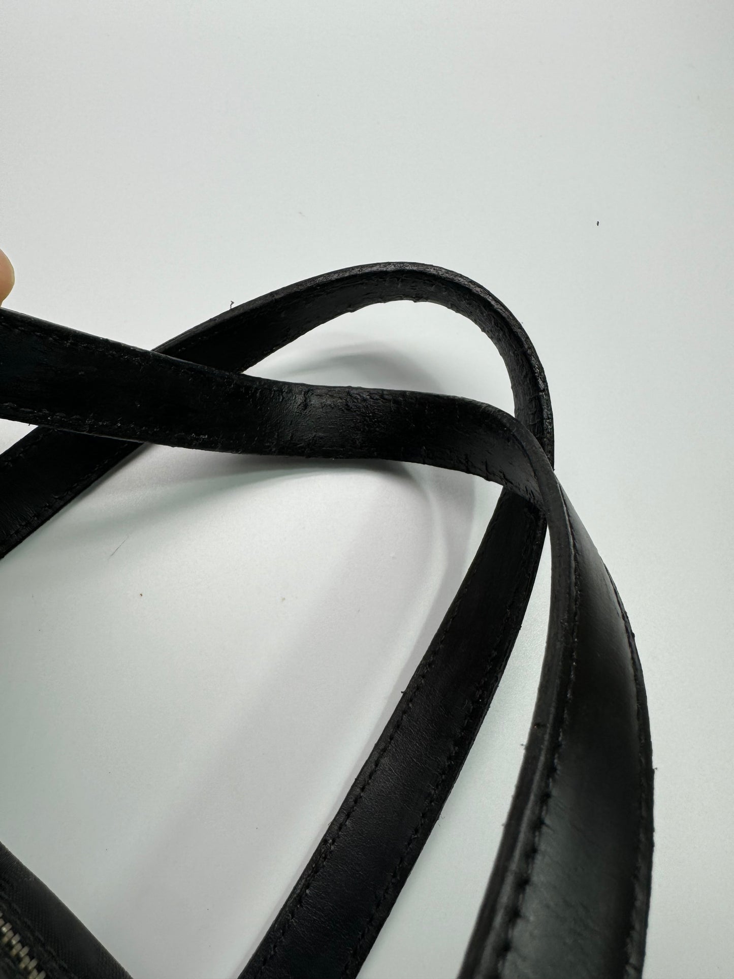 Authentic Chanel Black Traveline Mini Bowling Bag