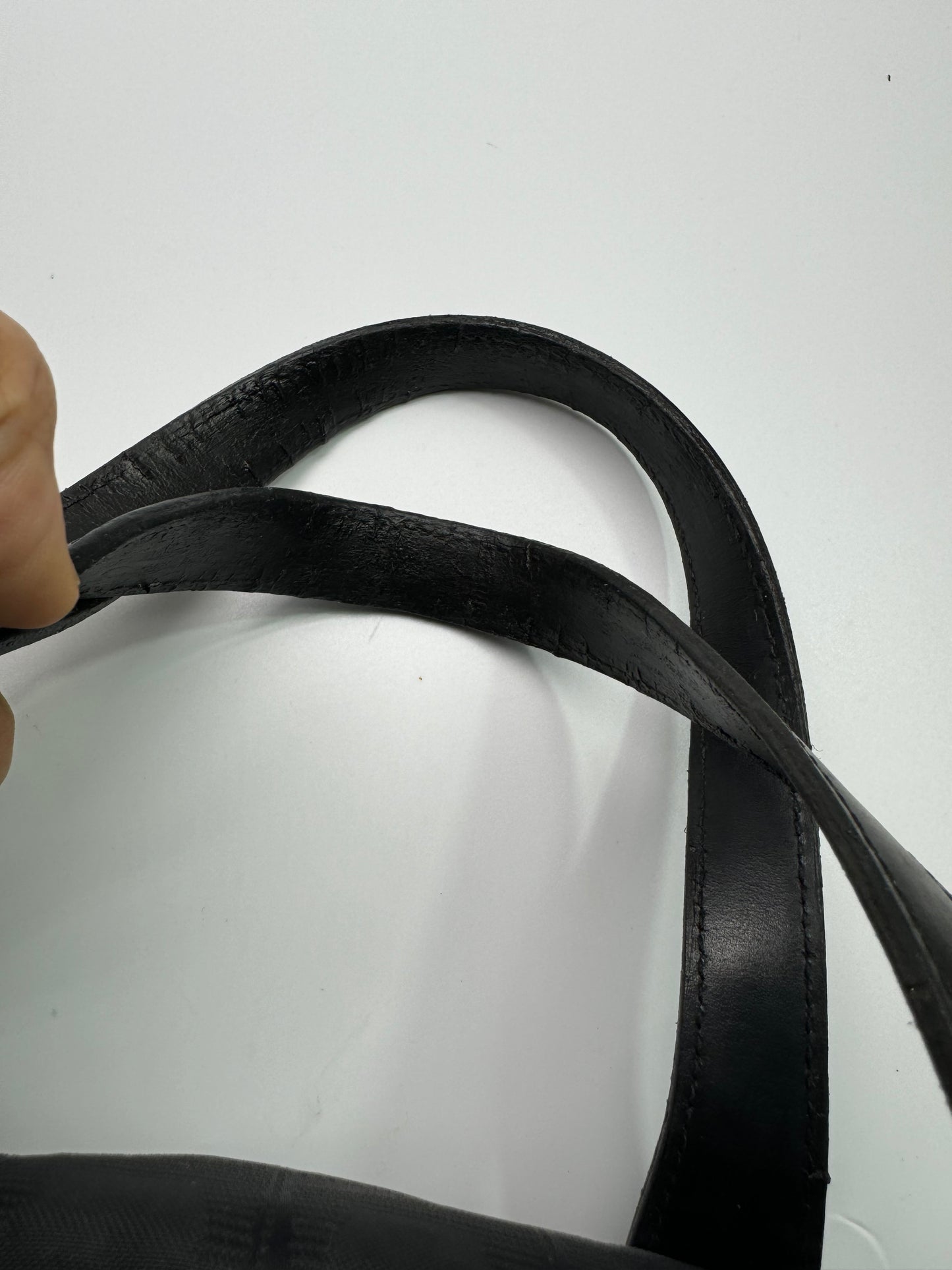 Authentic Chanel Black Traveline Mini Bowling Bag
