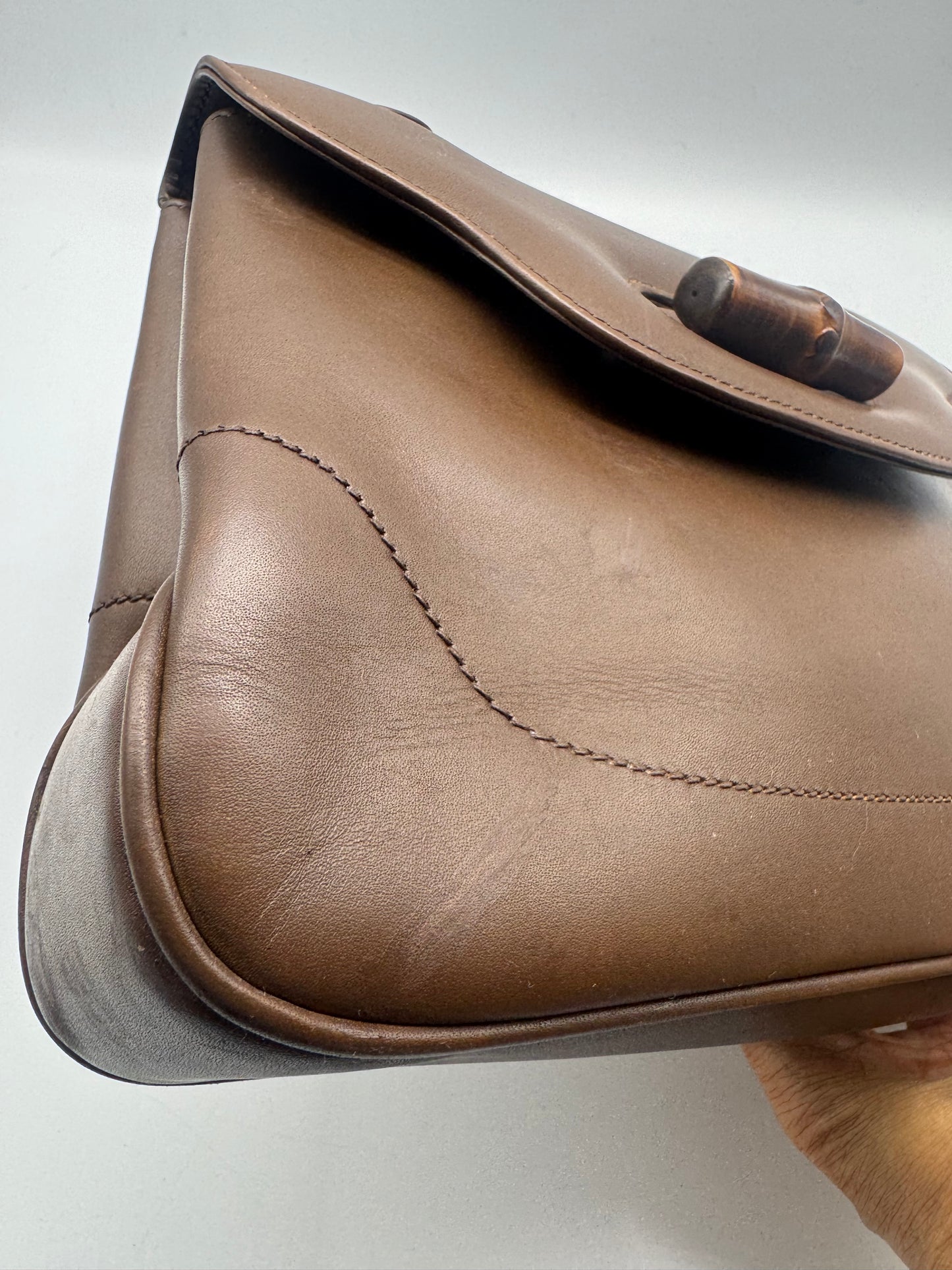 Authentic GUCCI Vintage Bamboo Top Handle Bag