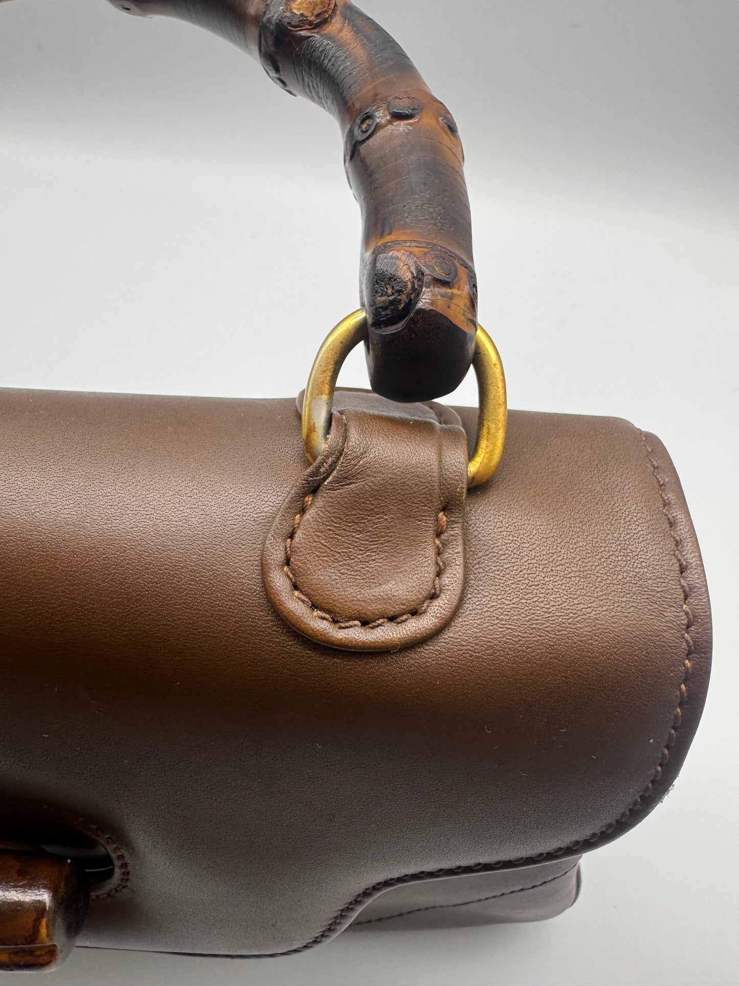 Authentic GUCCI Vintage Bamboo Top Handle Bag