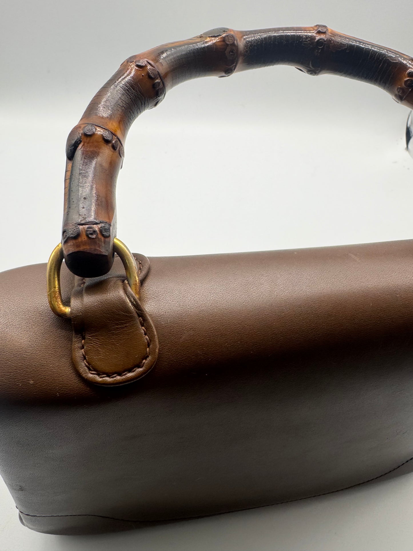 Authentic GUCCI Vintage Bamboo Top Handle Bag