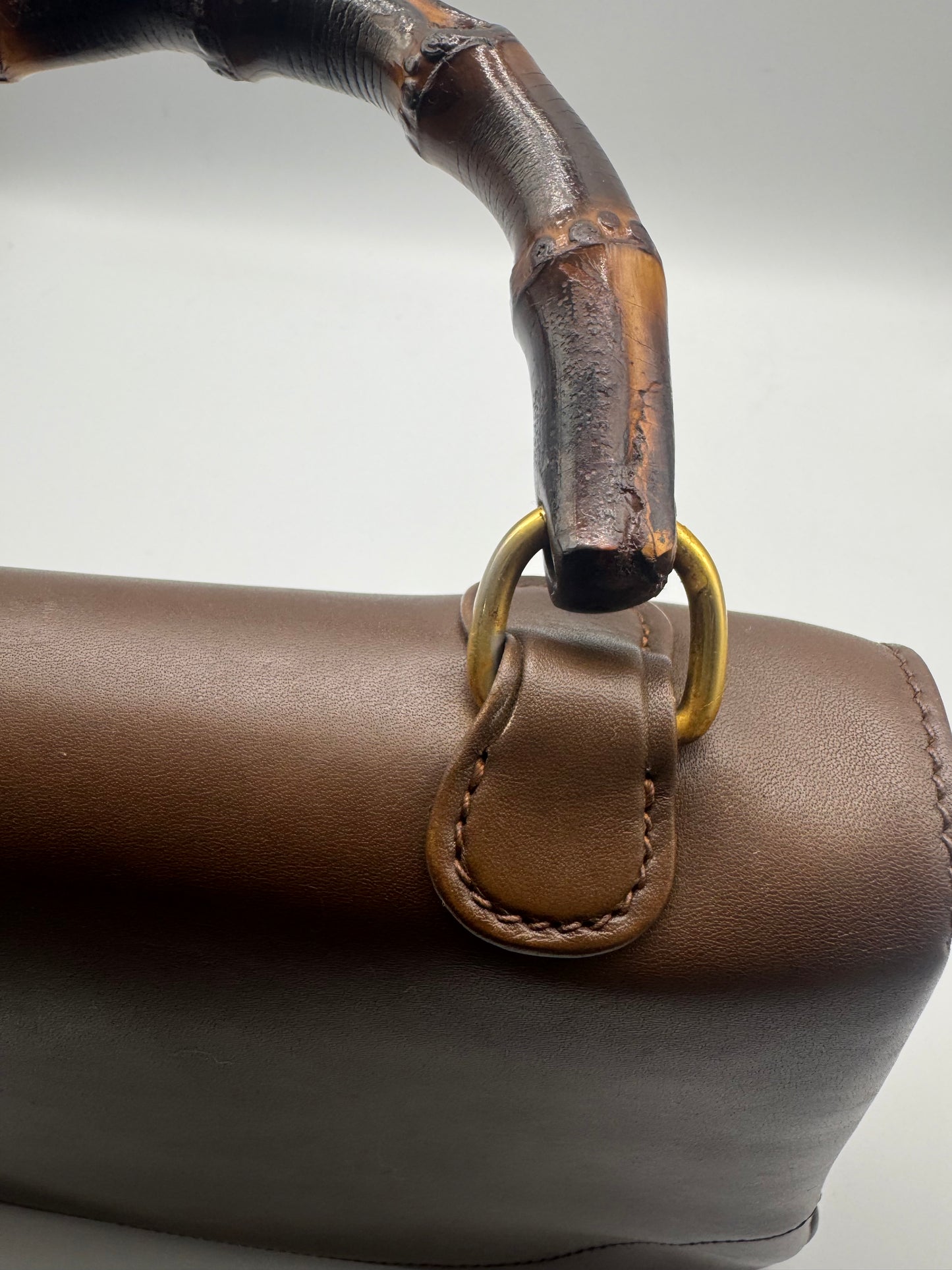 Authentic GUCCI Vintage Bamboo Top Handle Bag