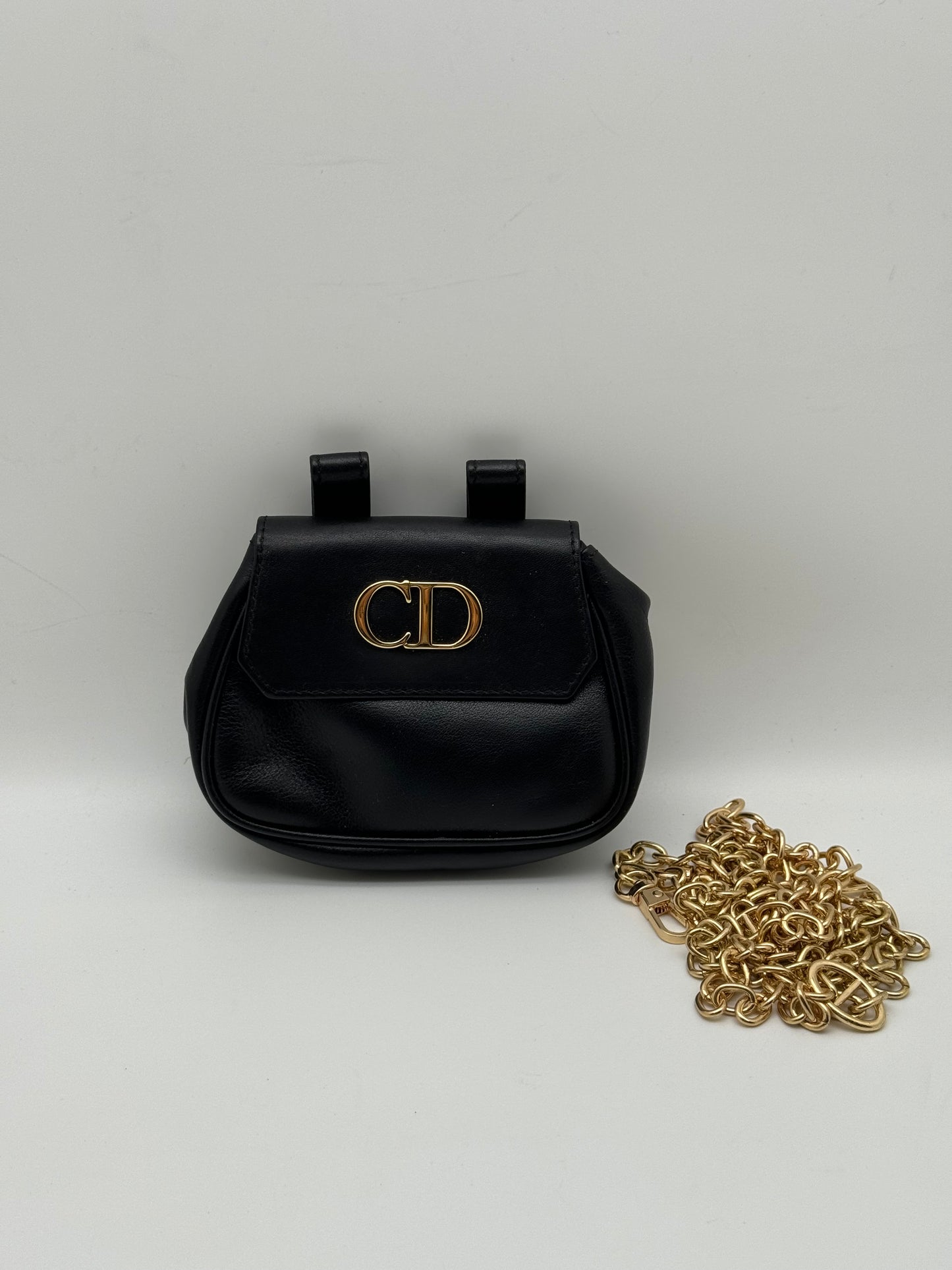 Authentic Vintage Christian Dior Mini Belt Pouch Insert