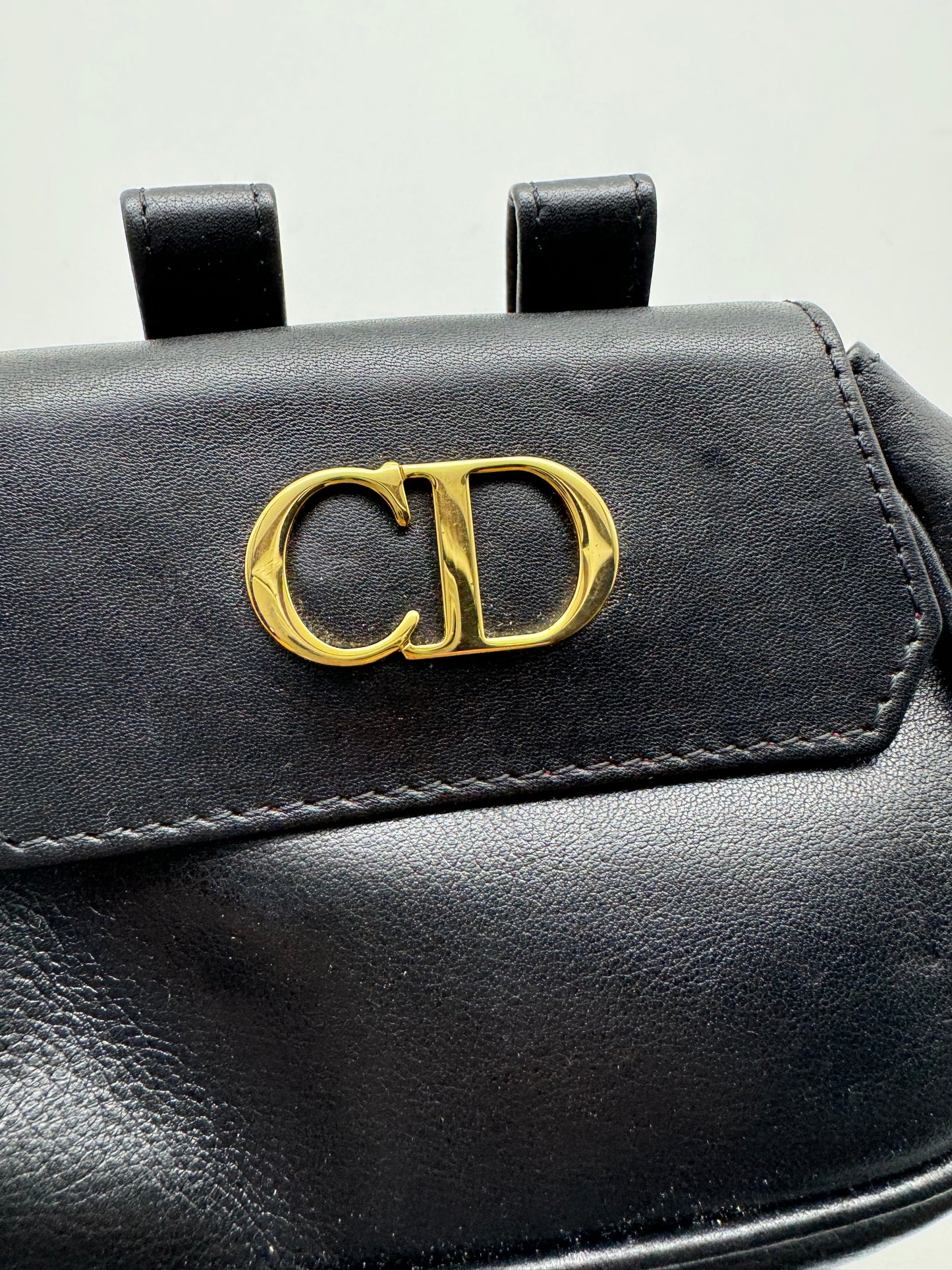 Authentic Vintage Christian Dior Mini Belt Pouch Insert