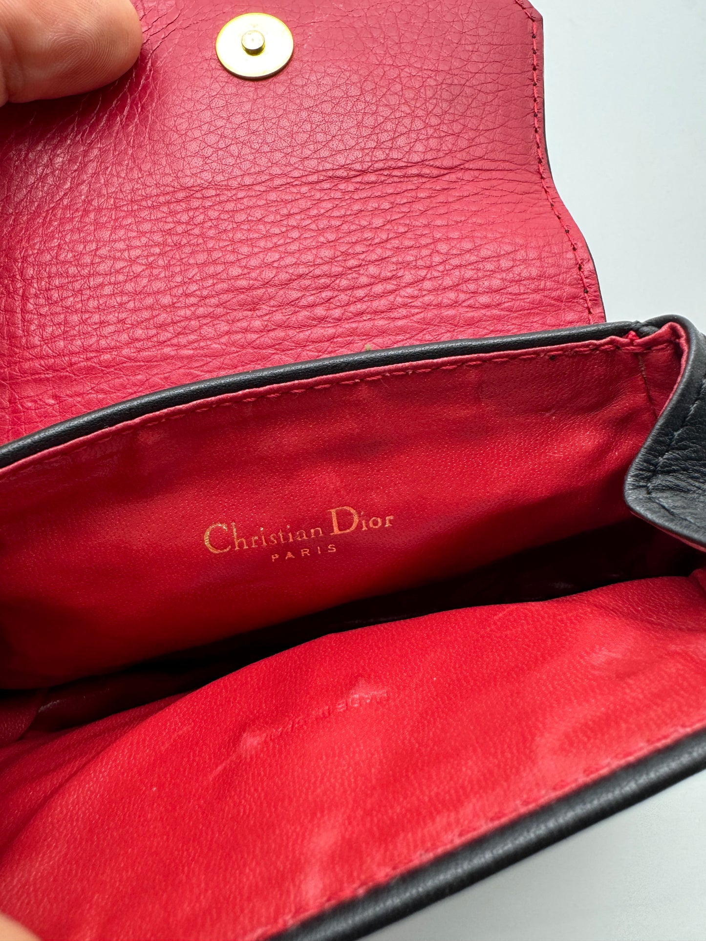Authentic Vintage Christian Dior Mini Belt Pouch Insert