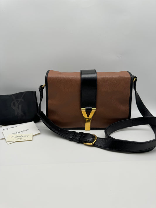Authentic Yves Saint Laurent Chyc Y Sling Shoulder Bag