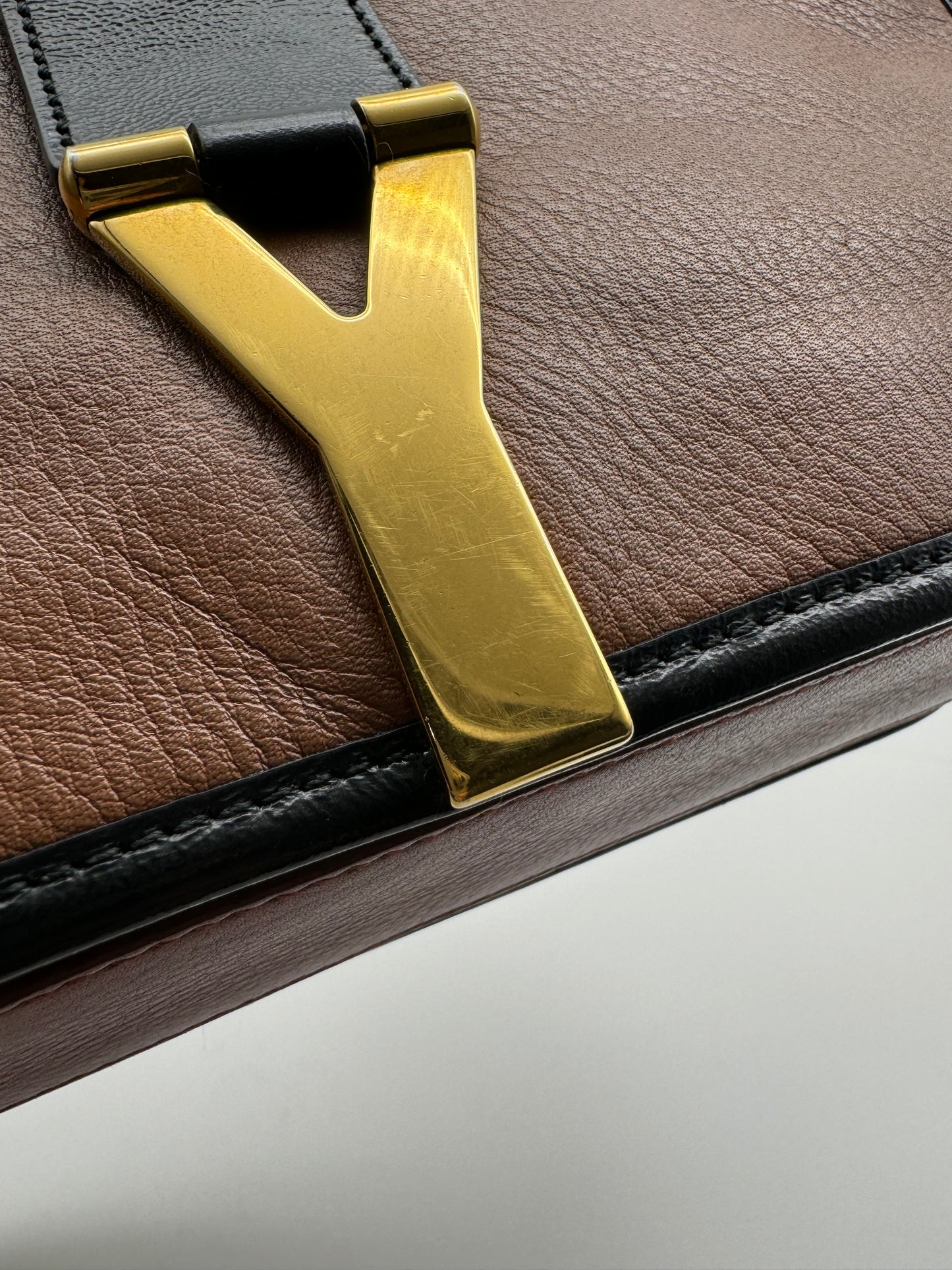Authentic Yves Saint Laurent Chyc Y Sling Shoulder Bag