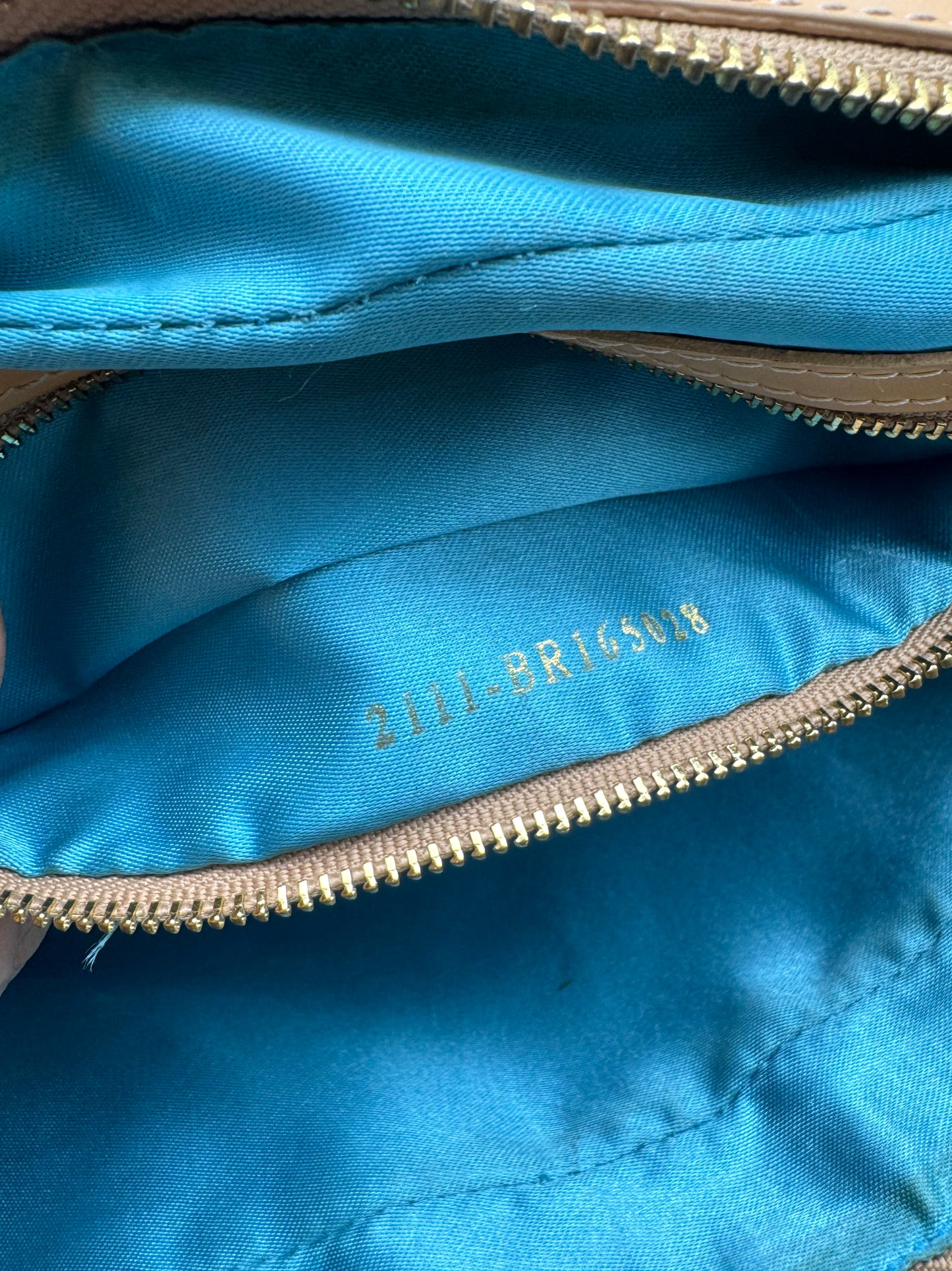 Authentic Fendi Ocean Blue FF Zucca Jacquard Cloth Handbag